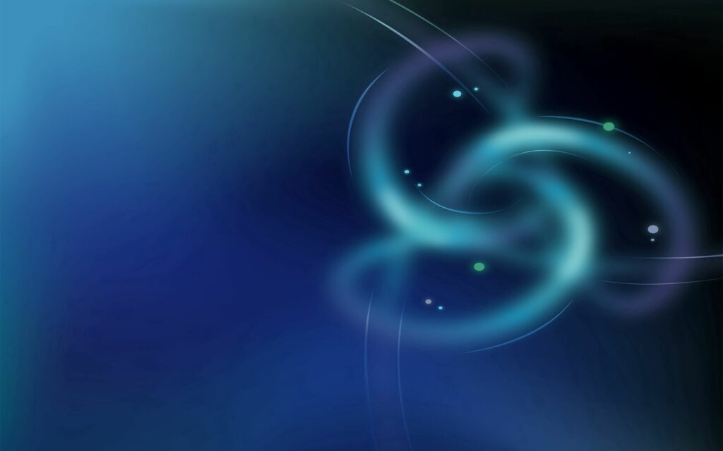 Mesmerizing Blue Hues Wallpaper with Abstract Light Patterns