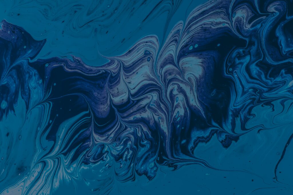 Dynamic Blue Liquid Paint Wallpaper - High-Resolution Background