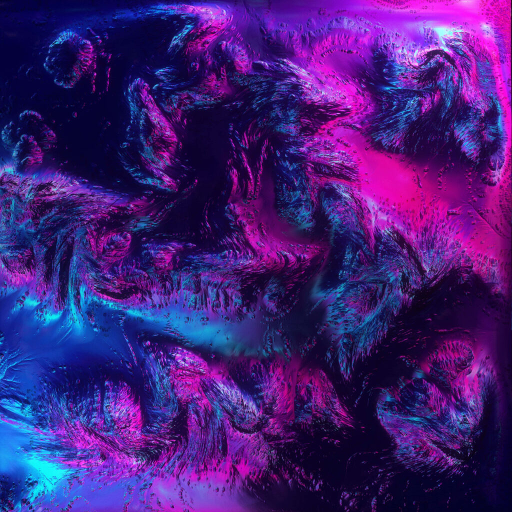 Mesmerizing Blue & Pink Neon Abstract Wallpaper Background