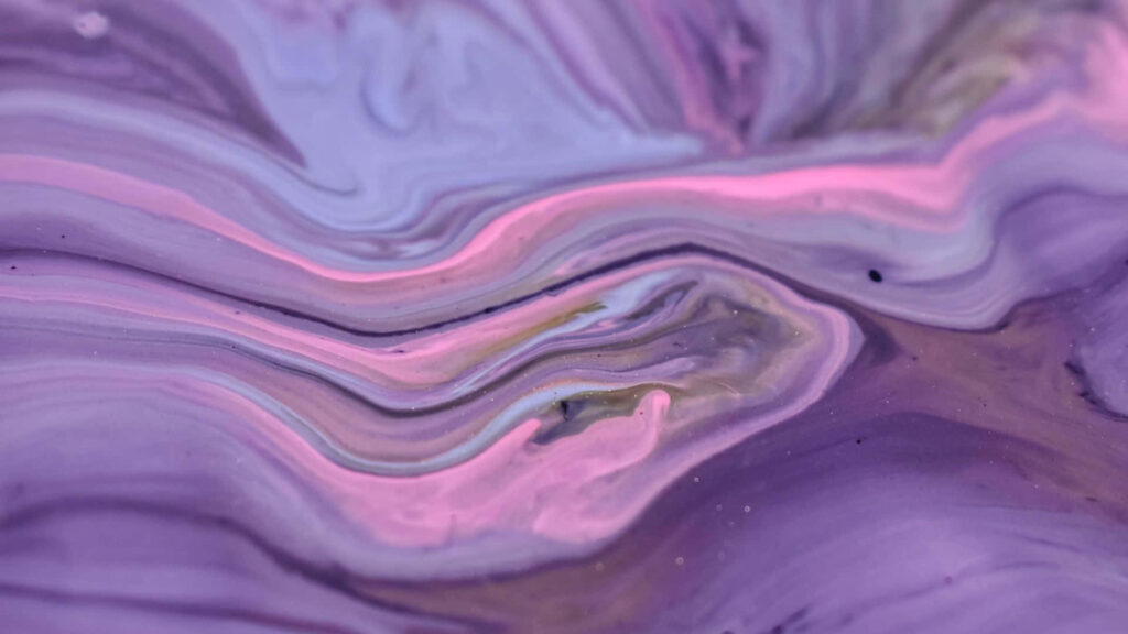 Mesmerizing Blue & Purple Abstract Wallpaper for Serene Aesthetics