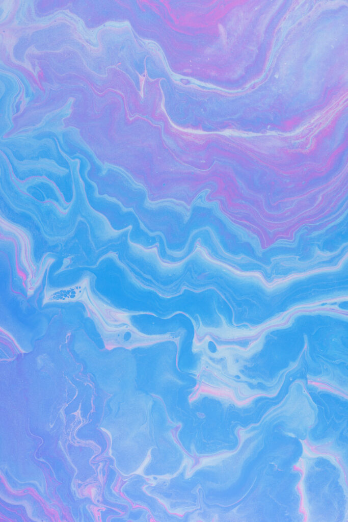 Mesmerizing Blue & Purple Abstract Wallpaper - Fluid Textured Background