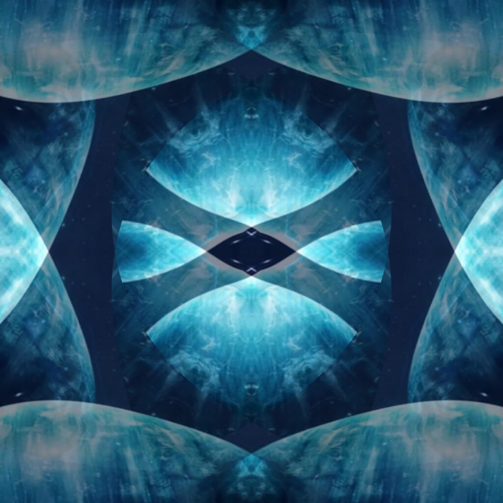 Mesmerizing Blue Stripes Abstract Geometric Wallpaper 3456x3456