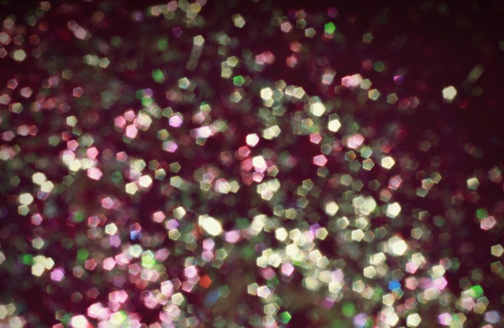 Stunning Bokeh Wallpaper with Shimmering Light and Hexagonal Depth