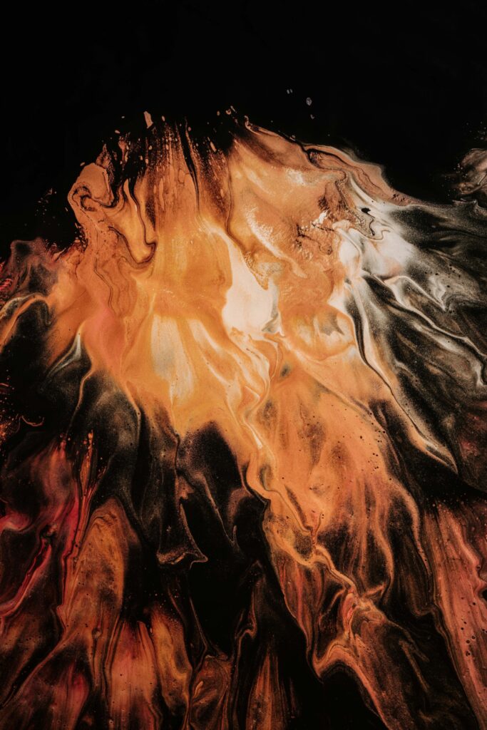 Mesmerizing Brown Liquid Abstract Wallpaper - 4000x6000 Background