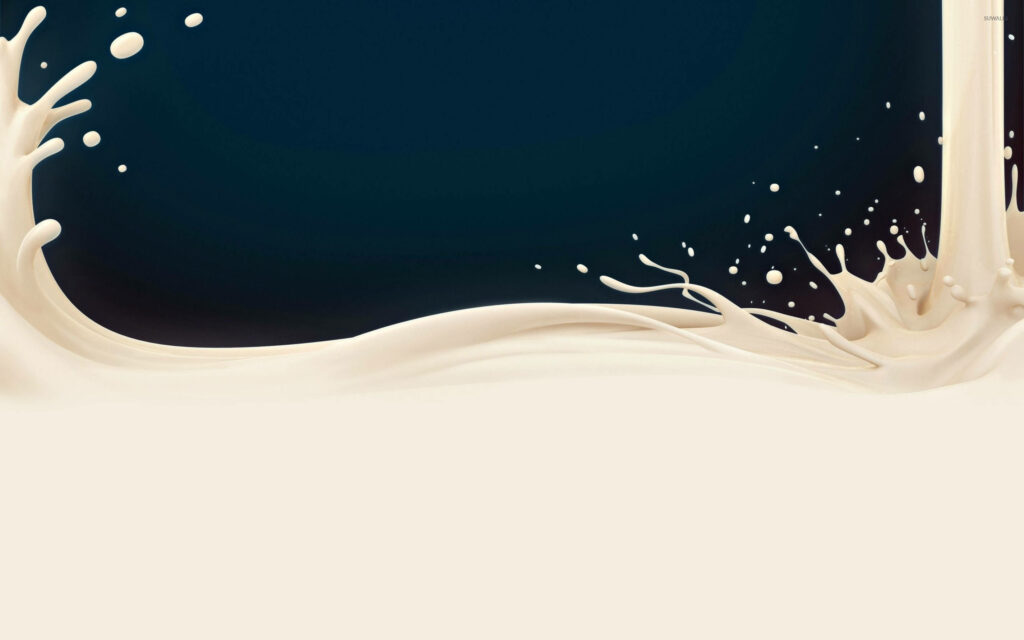 Mesmerizing Brown Milk Liquid Wallpaper for Dynamic Fluid Art