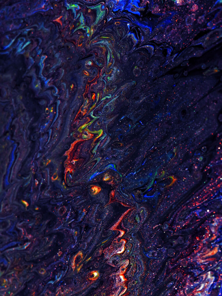 Vibrant Swirl Wallpaper: Mesmerizing Glittery Colorful Background
