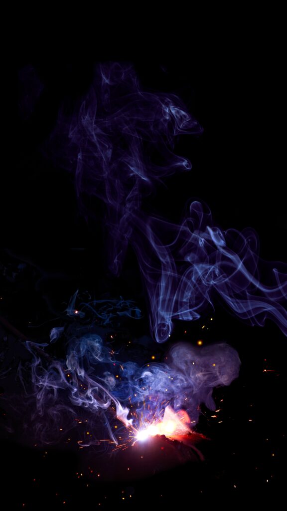 Mesmerizing Smoke and Sparks Wallpaper | 4320x7680 Background