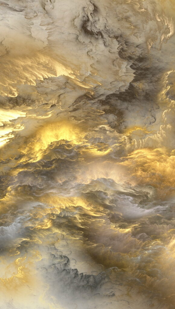 Mesmerizing Colorful Abstract HD Phone Wallpaper - Swirling Clouds