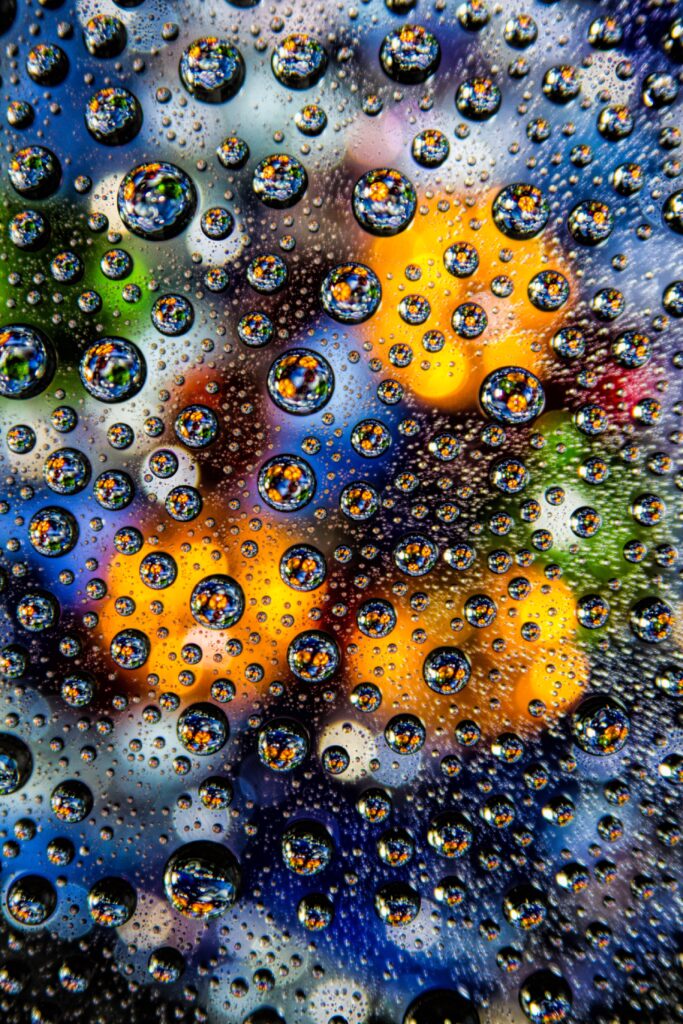 Colorful Bubble Closeup Wallpaper Background: Vibrant Visuals