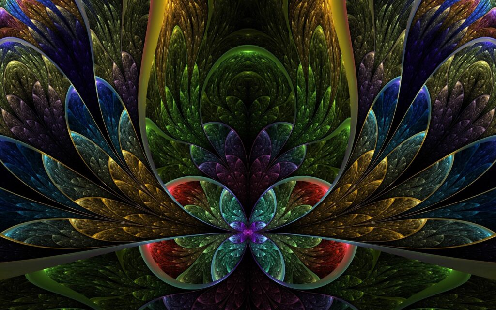 Vibrant Kaleidoscope Wallpaper: Intricate Patterns & Rich Textures