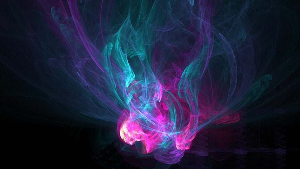 Vibrant Colorful Smoke Wallpaper - 1920x1080 Abstract Design