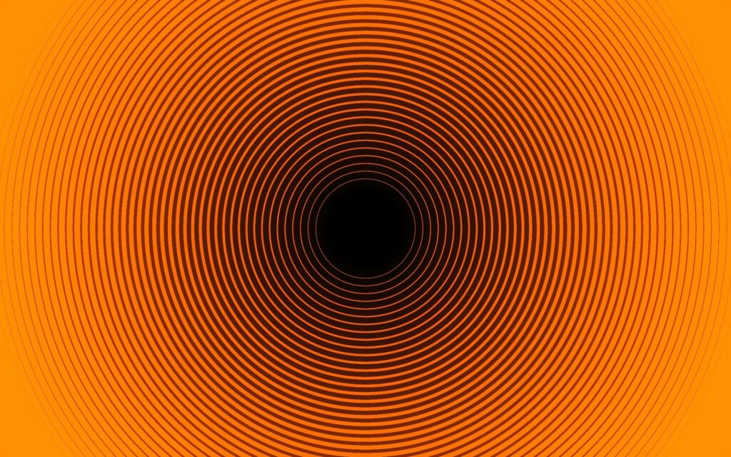 Mesmerizing Optical Illusion Wallpaper with Concentric Circles