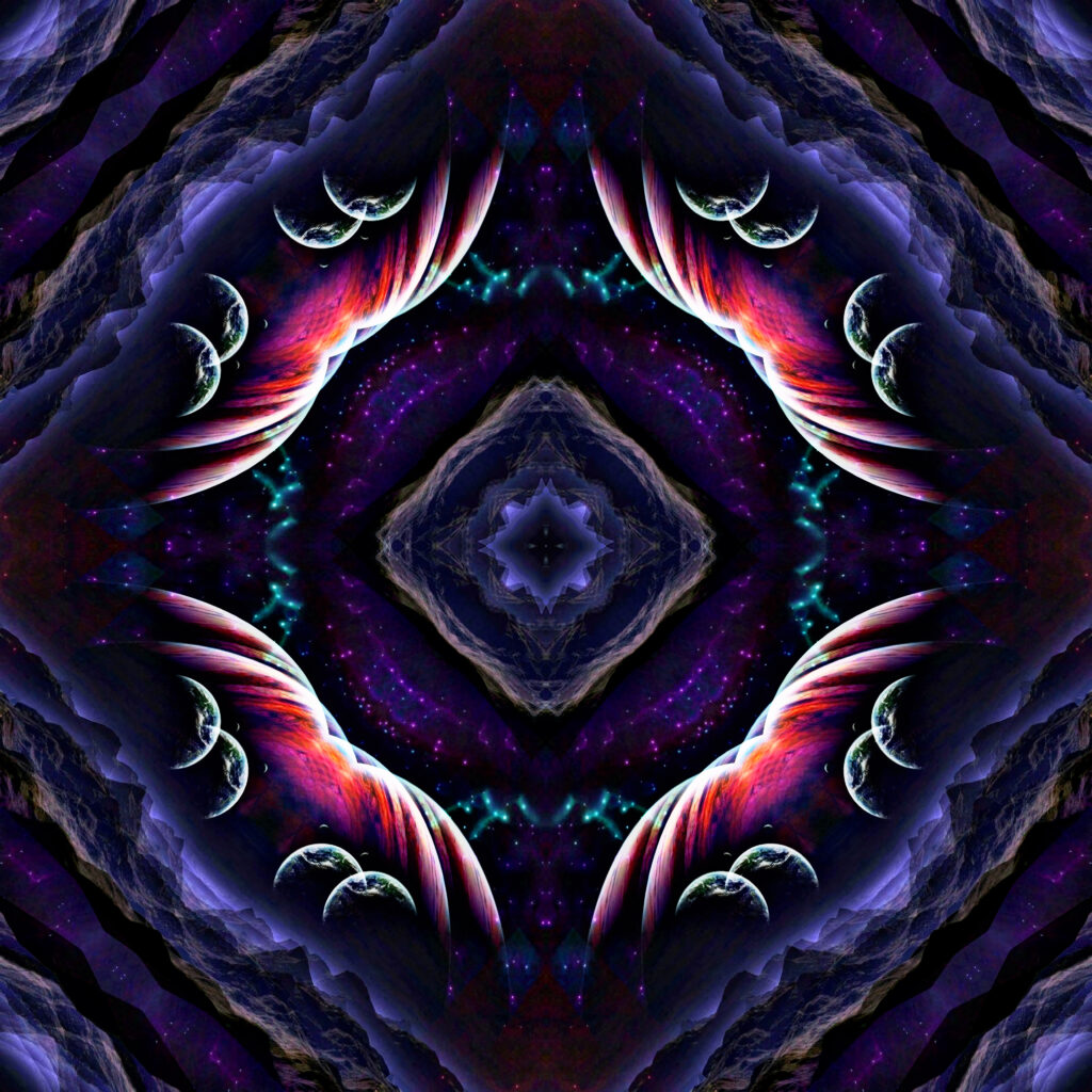 Vibrant 3456x3456 Abstract Rhombus Wallpaper for Dynamic Background