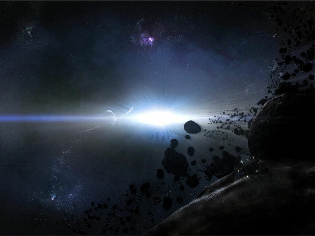 Mesmerizing Cosmic Explosion Wallpaper Background | Ethereal Ambiance