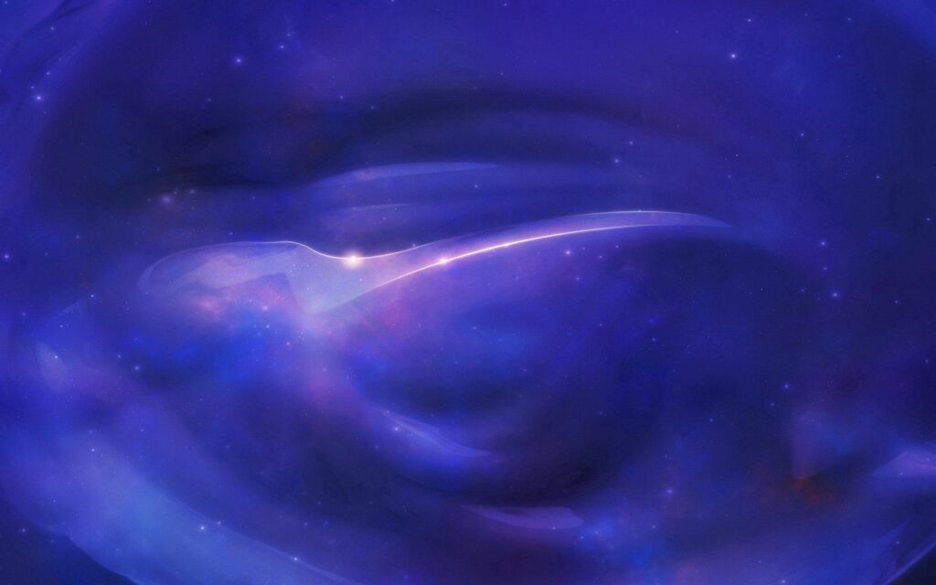 Mesmerizing Cosmic Gradient Wallpaper with Twinkling Stars