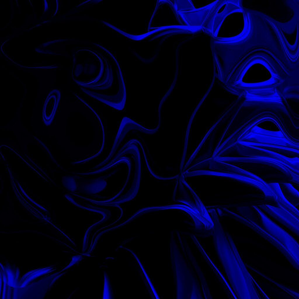 Mesmerizing Deep Blue Wavy Abstract Wallpaper for Elegant Backdrops