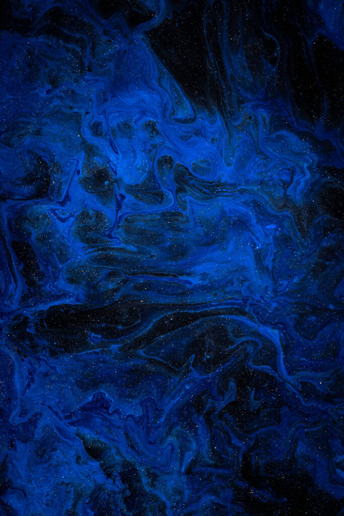 Mesmerizing Dark Blue Liquid Texture Wallpaper - High Res 4000x6000