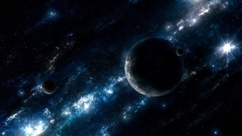 Stunning animated galaxy wallpaper with starry skies, glowing nebulae, and vibrant cosmic light.