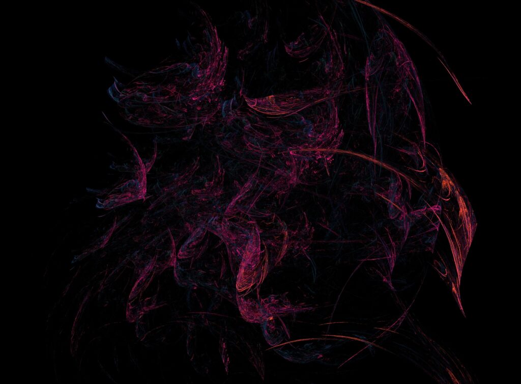 Abstract Cosmic Background: Dark Tones & Vivid Colors 2609x1920 Wallpaper