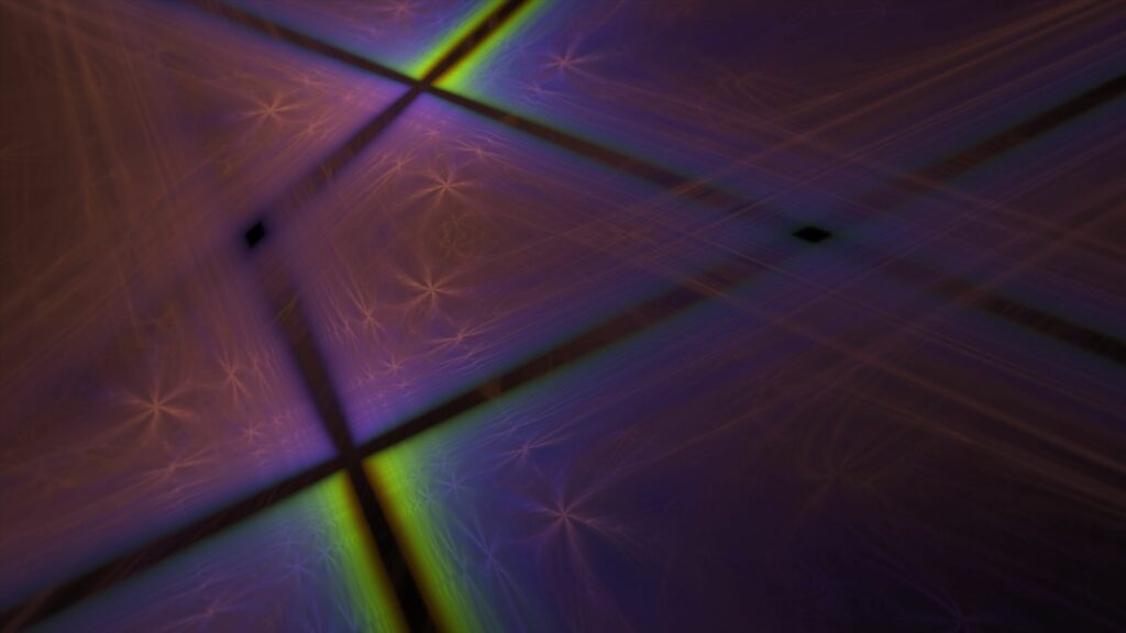 Mesmerizing Purple Abstract Wallpaper with Glowing Lines - 3840x2160