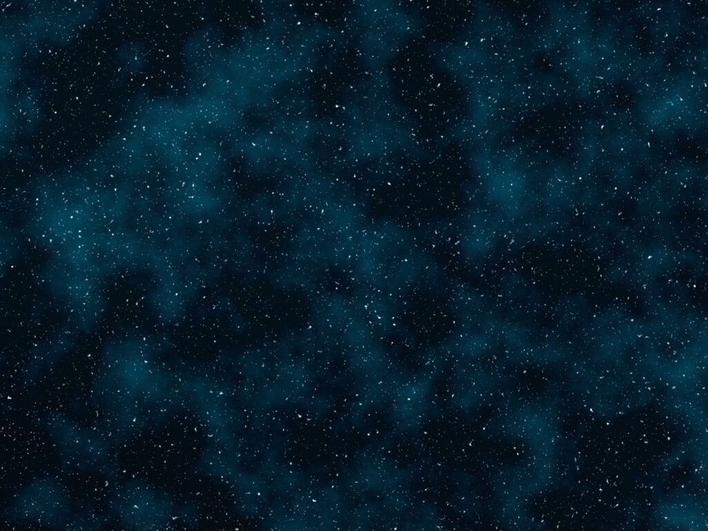 Stunning Deep Space Wallpaper: Stars & Glowing Blue Clouds
