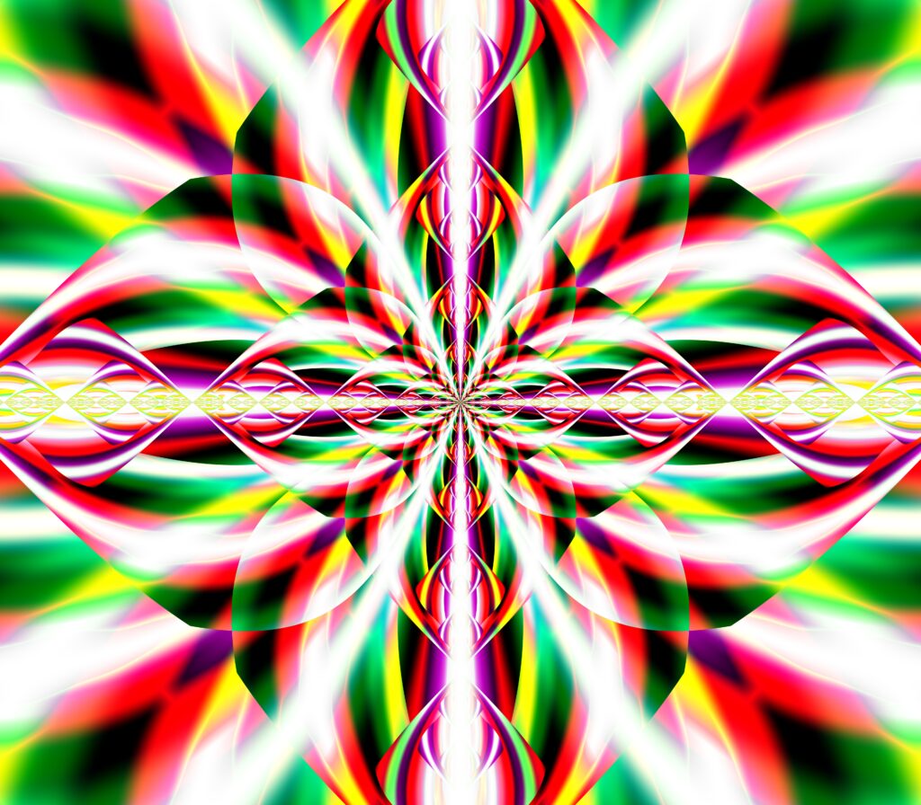 Vibrant 6400x5600 Fractal Wallpaper: Mesmerizing Abstract Background