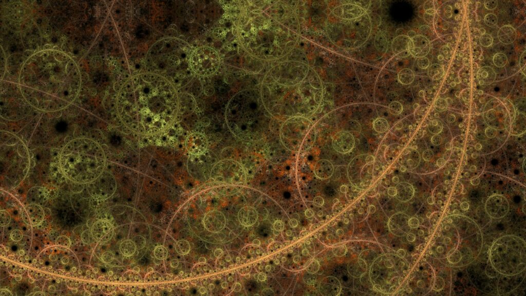 Mesmerizing Earthy Fractal Wallpaper: 3840x2160 Abstract Design