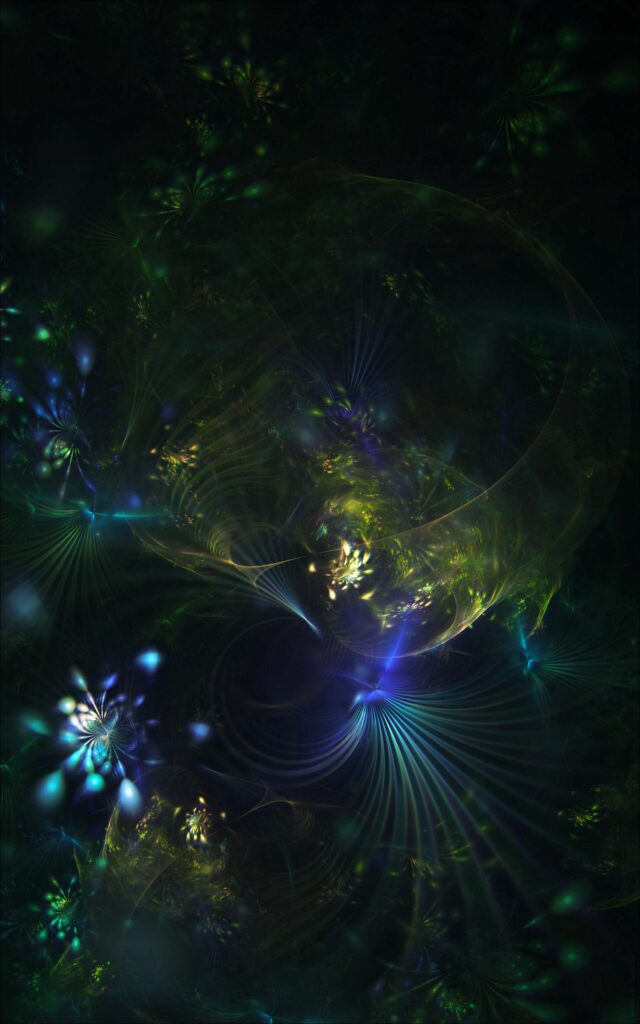 Mesmerizing Fractal Wallpaper - Intricate Patterns & Luminous Design