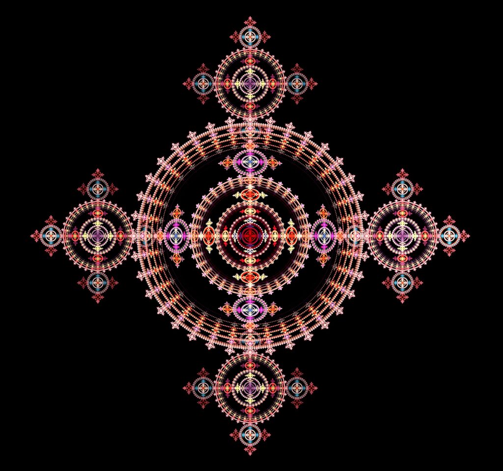 Mesmerizing Fractal Wallpaper: Intricate Circles & Stunning Geometric Art