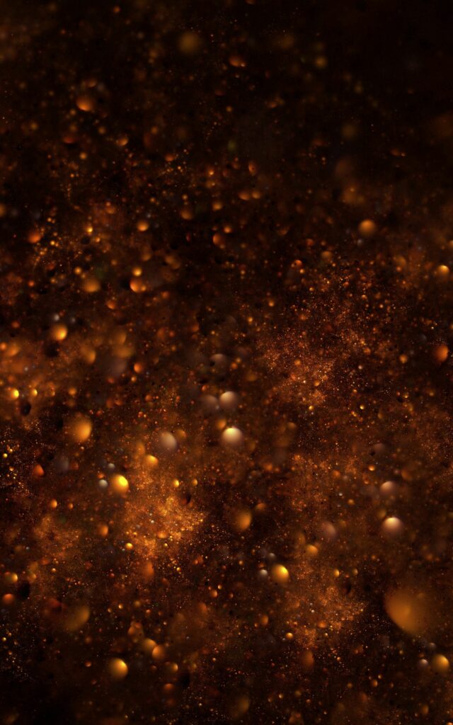Mesmerizing Fractal Wallpaper: Luminous Pattern on Dark Background
