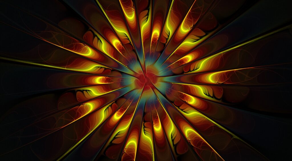 Mesmerizing Fractal Wallpaper: Vibrant Colors & Dynamic Patterns