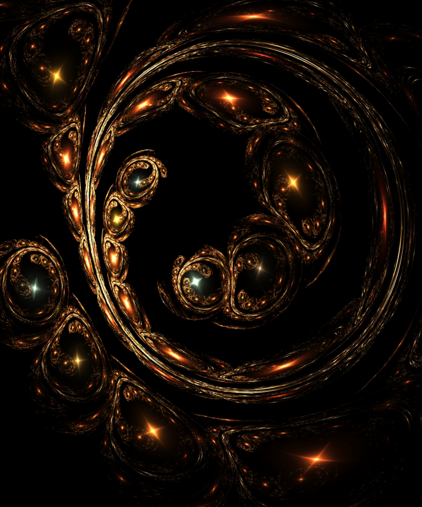 Stunning Fractal Wallpaper: Swirling Patterns & Radiant Highlights
