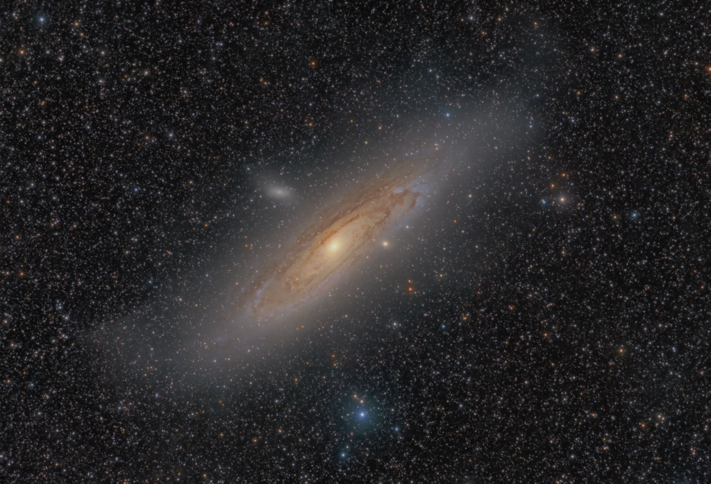 Serene Galaxy Wallpaper: Glowing Cosmos & Twinkling Stars