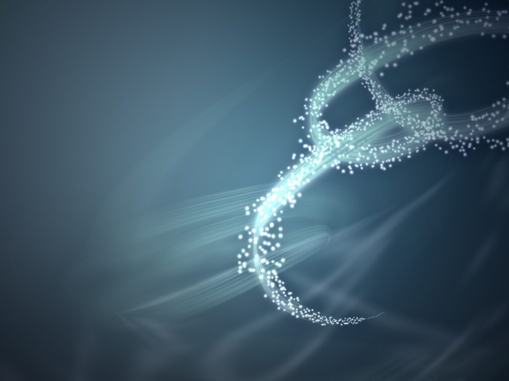 Mesmerizing Glowing Particles Wallpaper - Ethereal Dark Background