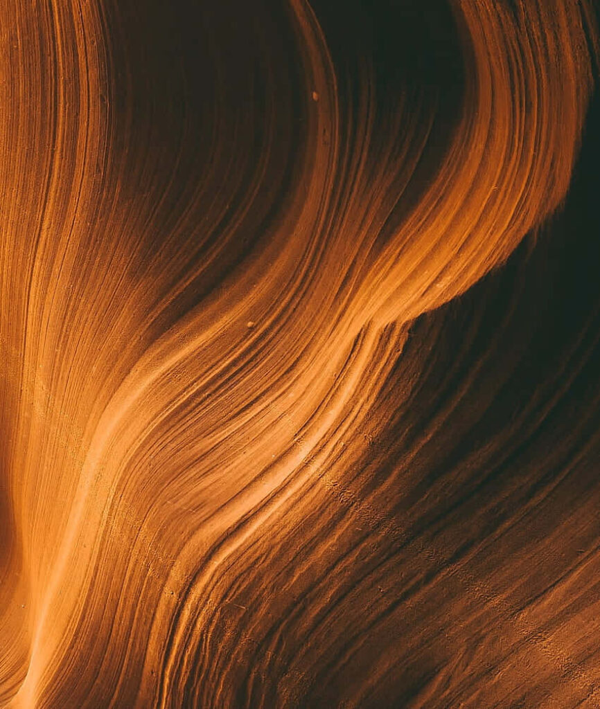 Elegant Golden Waves Wallpaper: Flowing Sand Dune Texture for Any Space