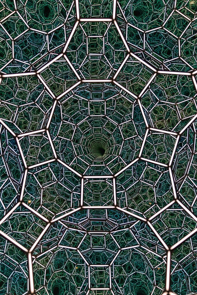 Mesmerizing Fractal Abstract Wallpaper - Vibrant Green Design