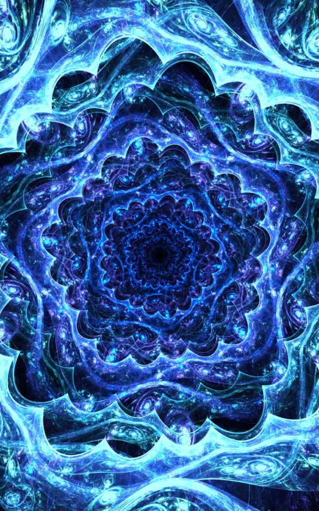 Mesmerizing Fractal Kaleidoscope Wallpaper - 2400x3840 Background