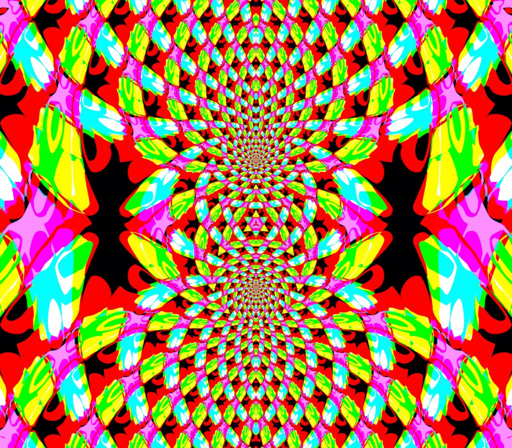 Vivid Kaleidoscope Wallpaper: Mesmerizing Abstract Background Design