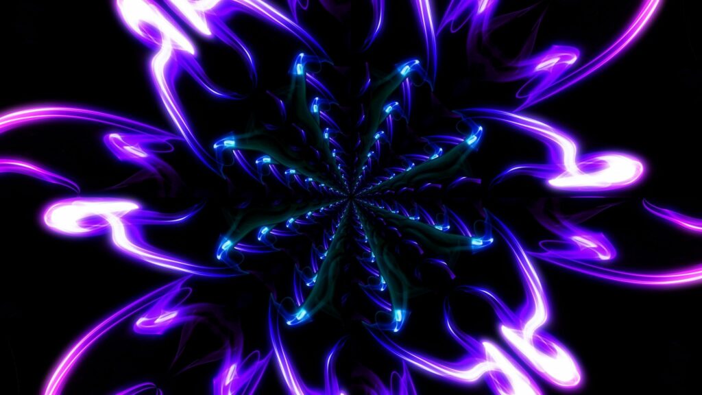 Mesmerizing Abstract Lilac & Blue Swirling Wallpaper | 2560x1440 Background