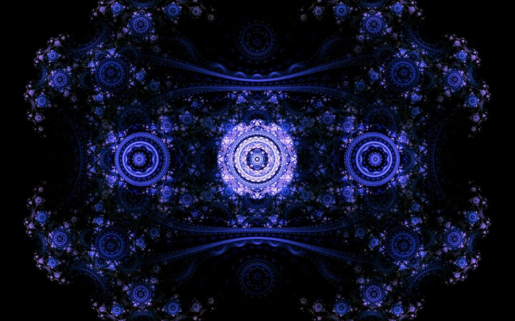 Mesmerizing Lilac & Blue Pattern Wallpaper - 1920x1200 Background