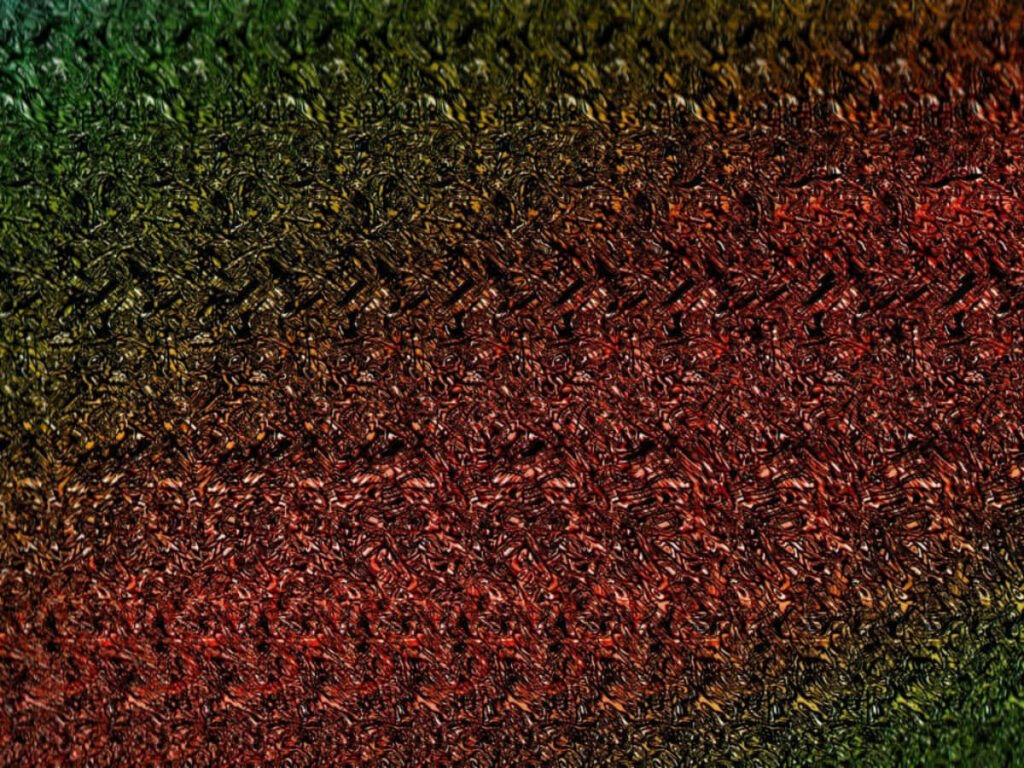 Intricate Colorful 3D Magic Eye Wallpaper with Hidden Art