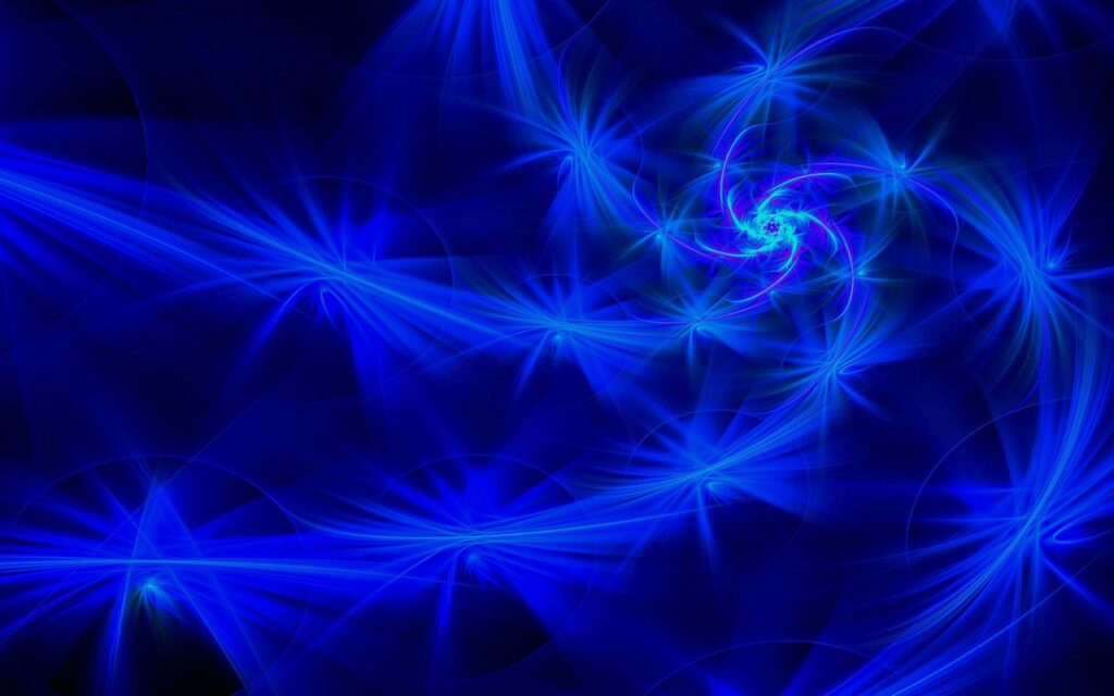 Intricate Neon Blue Light Beams Wallpaper - 1920x1200 Background