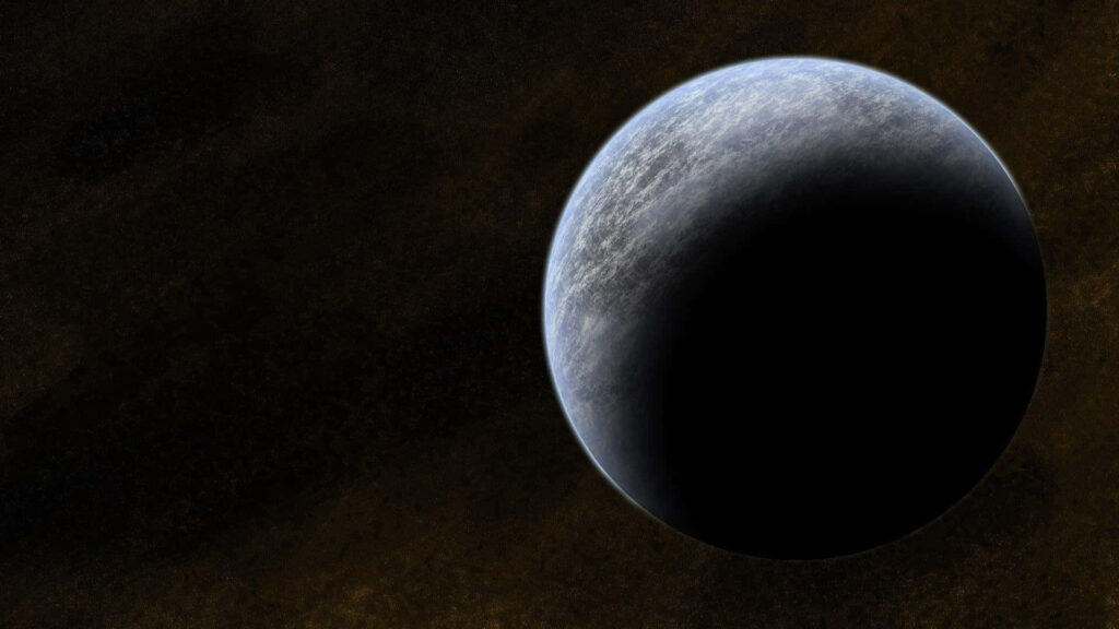 Serene Neptune Wallpaper: Mysterious Planetary Beauty in Space