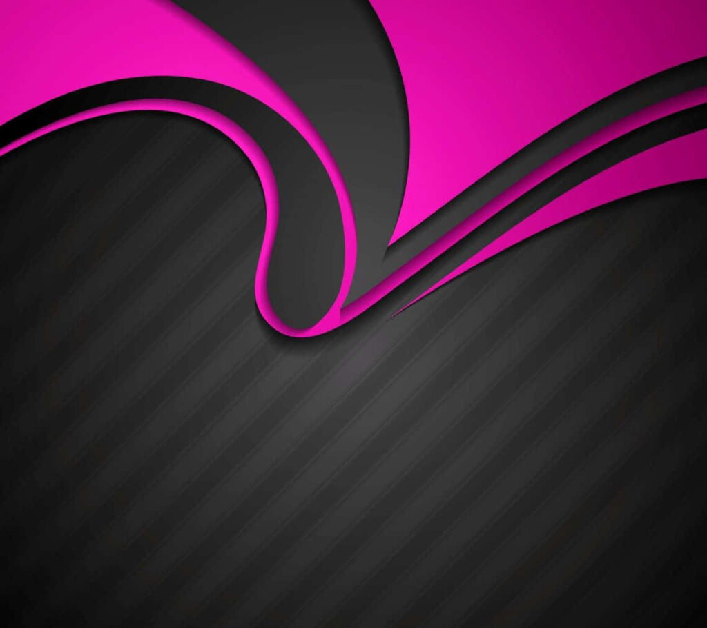 Mesmerizing Pink Abstract Swirls on Dark Textured Background Wallpaper