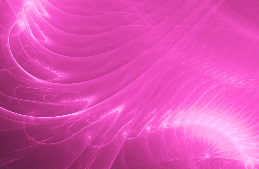 Mesmerizing Pink Fractal Wallpaper: Intricate Glowing Design