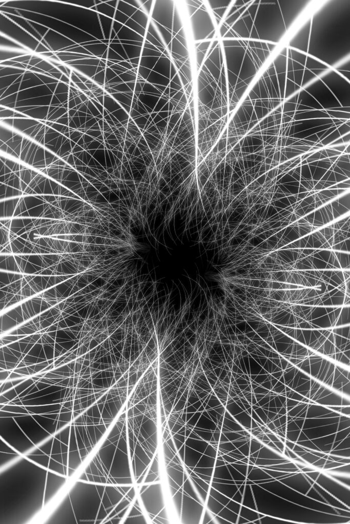 Mesmerizing Glowing Lines Wallpaper - Dynamic Plexus Pattern