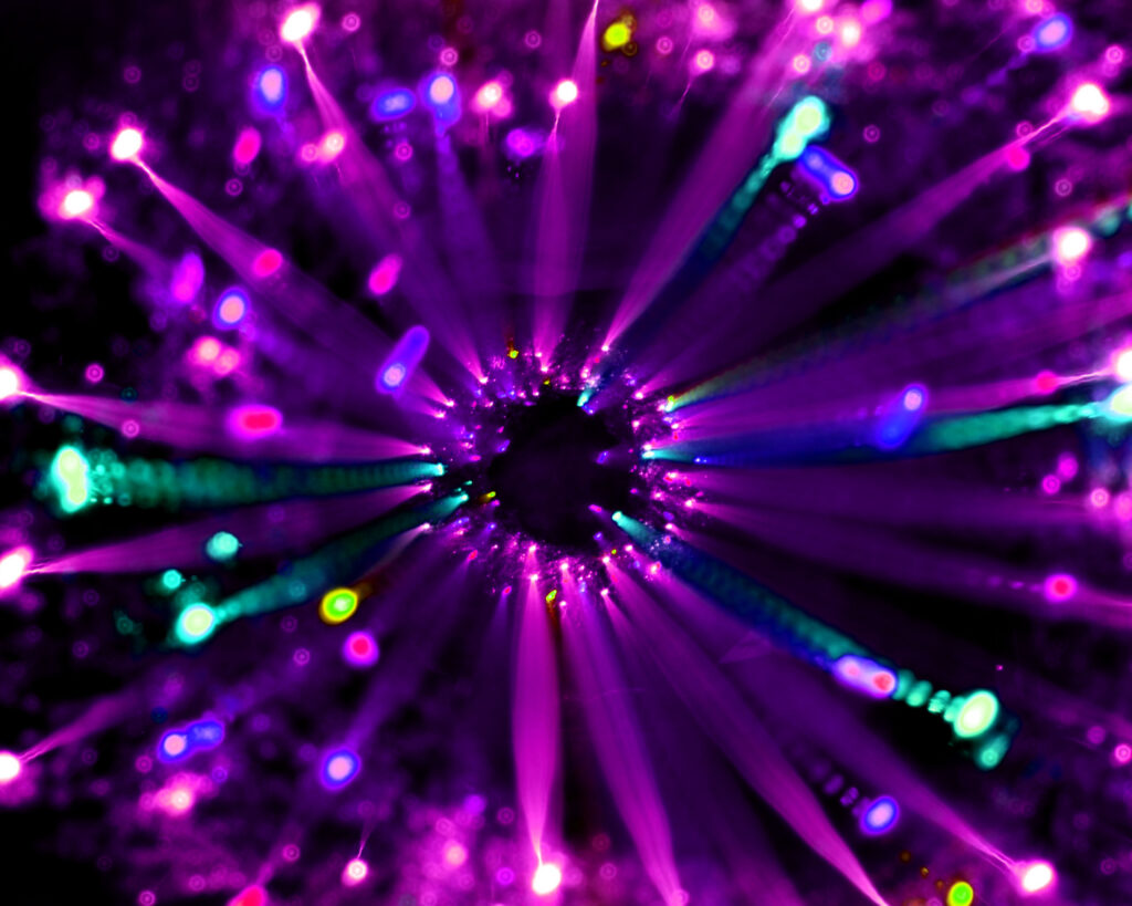 Captivating Purple Abstract Wallpaper - Ethereal Light Background