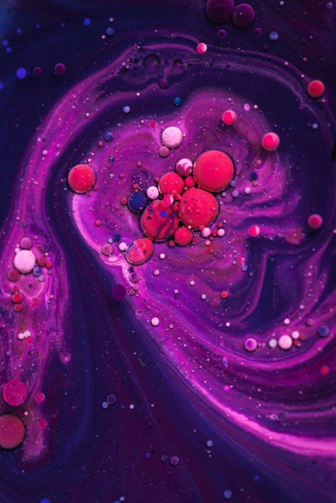 Mesmerizing Purple Abstract Wallpaper: Cosmic Swirls & Patterns