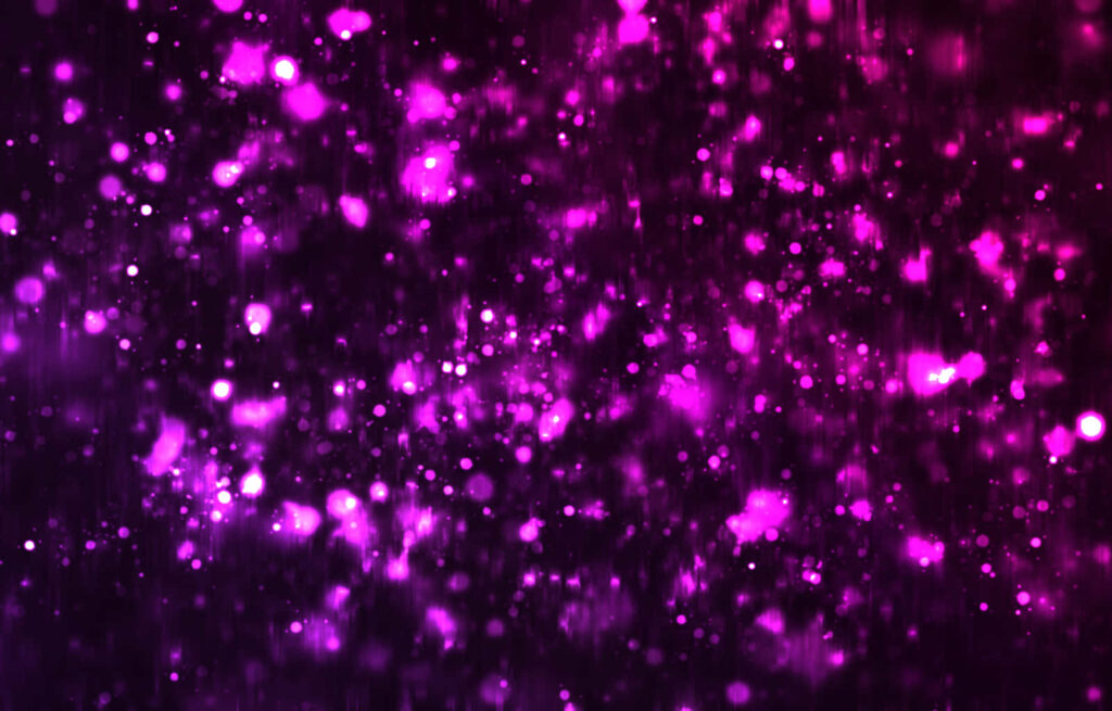 Mesmerizing Purple Abstract Background with Luminous Bokeh Lights Wallpaper