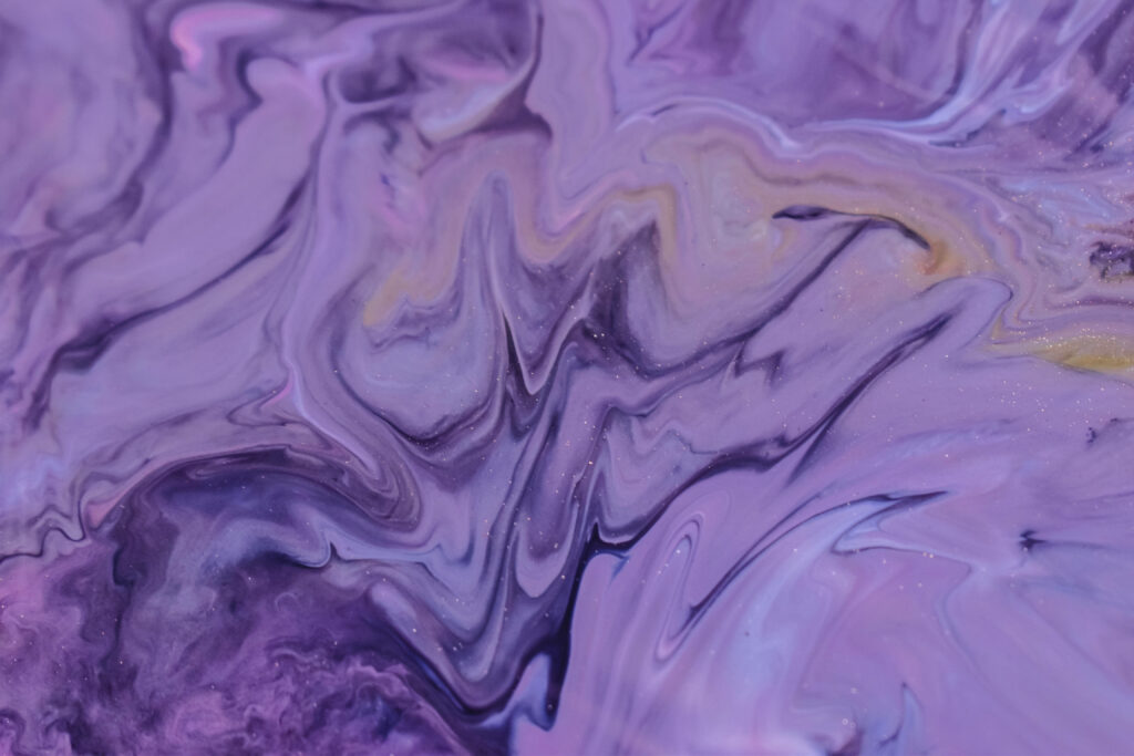 Mesmerizing Purple Liquid Abstract Wallpaper - Swirling Patterns
